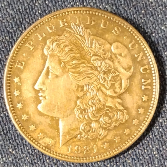 π²1921 P Morgan Silver Dollar,π₯ DDO, DDR, Multiple Die Cracks, Many Vamsπ - Picture 1 of 16